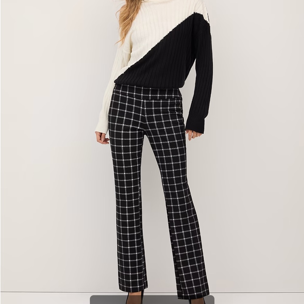 ❌SOLD❌NWT NY&Co Pull-On Mid-Rise Bootcut Ponte Pant - Superflex